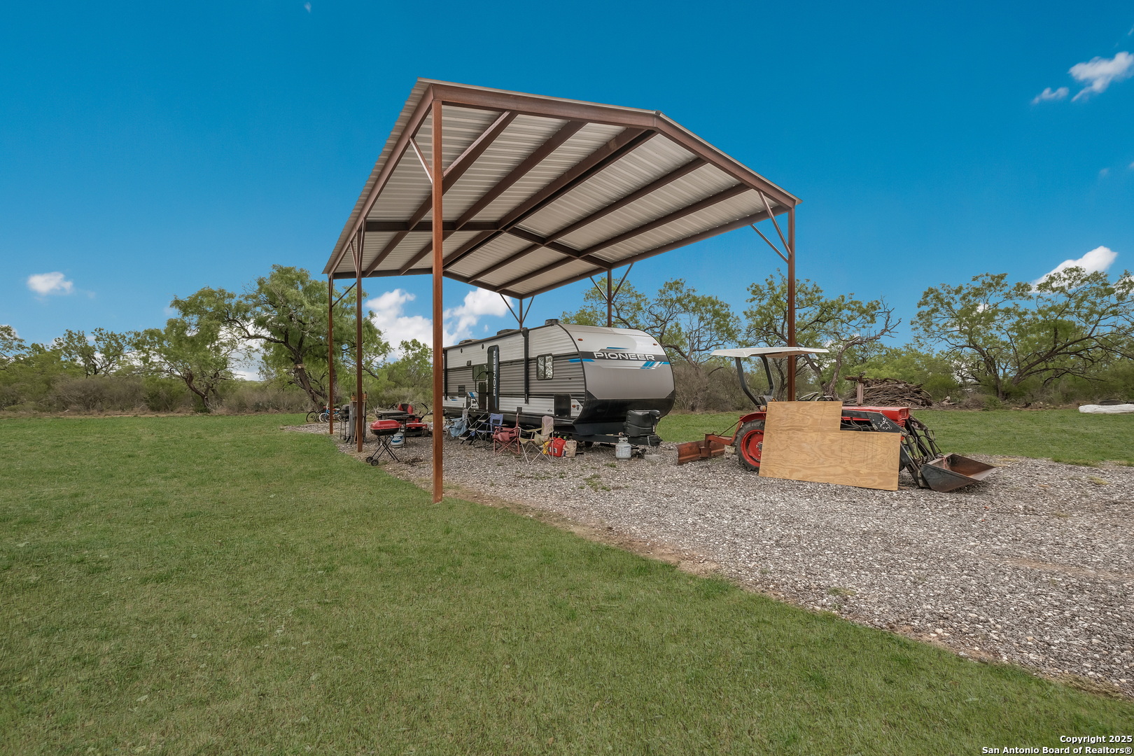 753 Pr Riley Lane Charlotte, TX 78011 - Photo 21 of 22 a view of outdoor space yard and patio