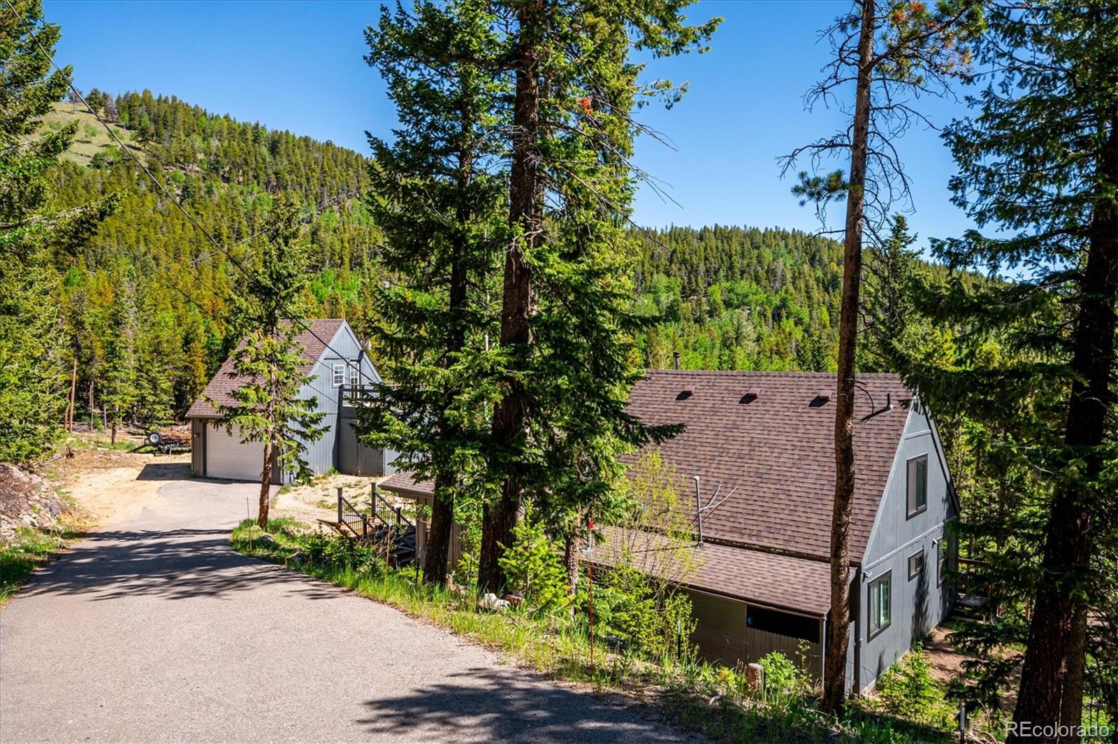1633 Sinton Road Evergreen, CO 80439 - Photo 13 of 50 a view of a house with a tree