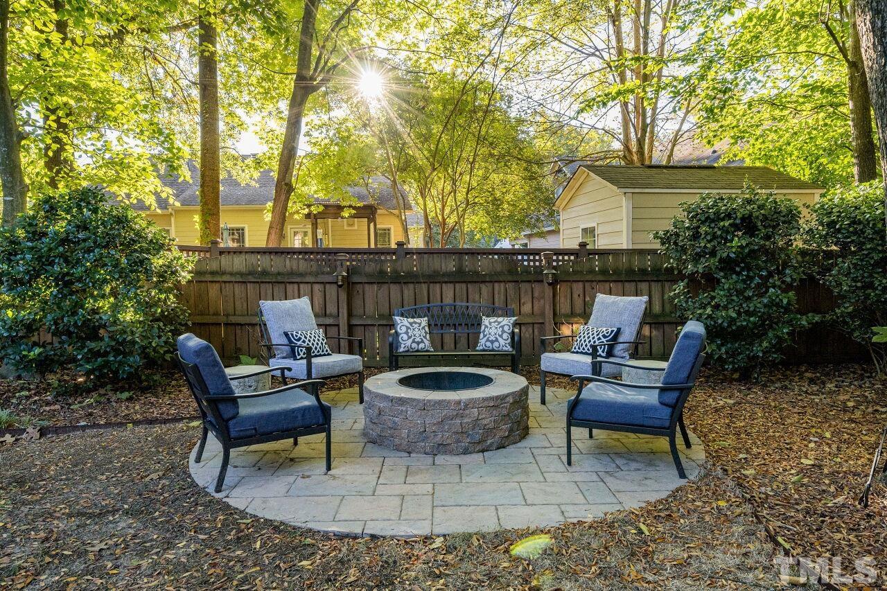 2201 Dunlin Lane Raleigh, NC 27614 - Photo 29 of 30 a view of two chairs in the patio