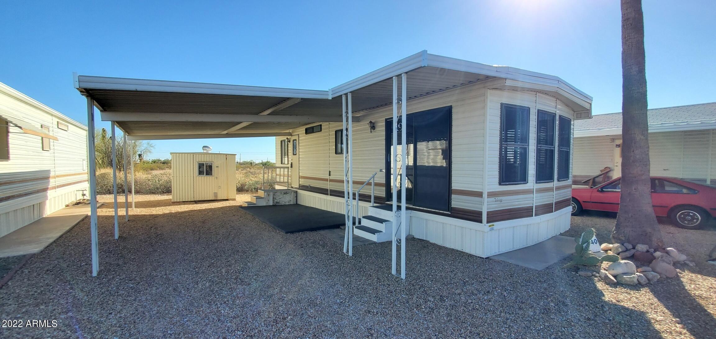 269 North Winchester Road, Unit 40 Apache Junction, AZ 85119 - Photo 13 of 18 patio_Carport