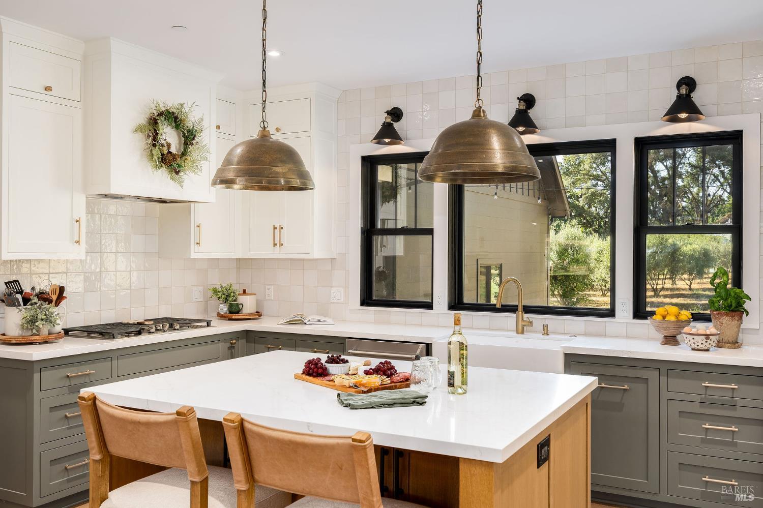 5400 Wragg Canyon Road Napa, CA 94558 - Photo 25 of 68 a kitchen with a sink stove and window