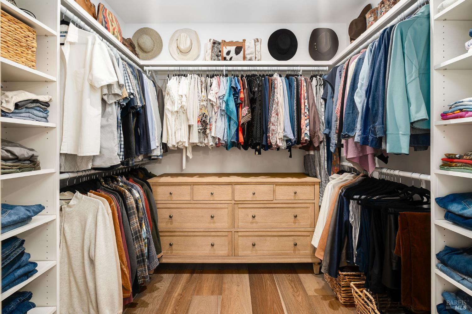 5400 Wragg Canyon Road Napa, CA 94558 - Photo 39 of 68 a view of walk in closet with clothes and shoes