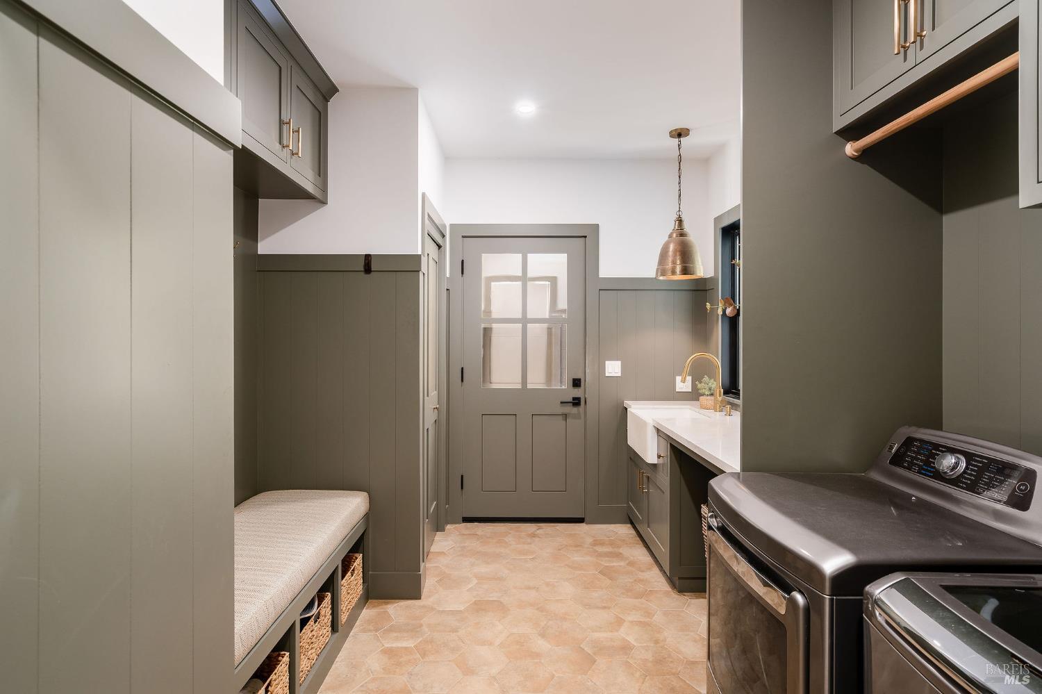 5400 Wragg Canyon Road Napa, CA 94558 - Photo 46 of 68 a room with a chair and white cabinets