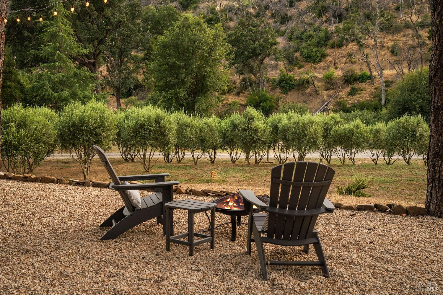 5400 Wragg Canyon Road Napa, CA 94558 - Photo 66 of 68 a view of a backyard with sitting area