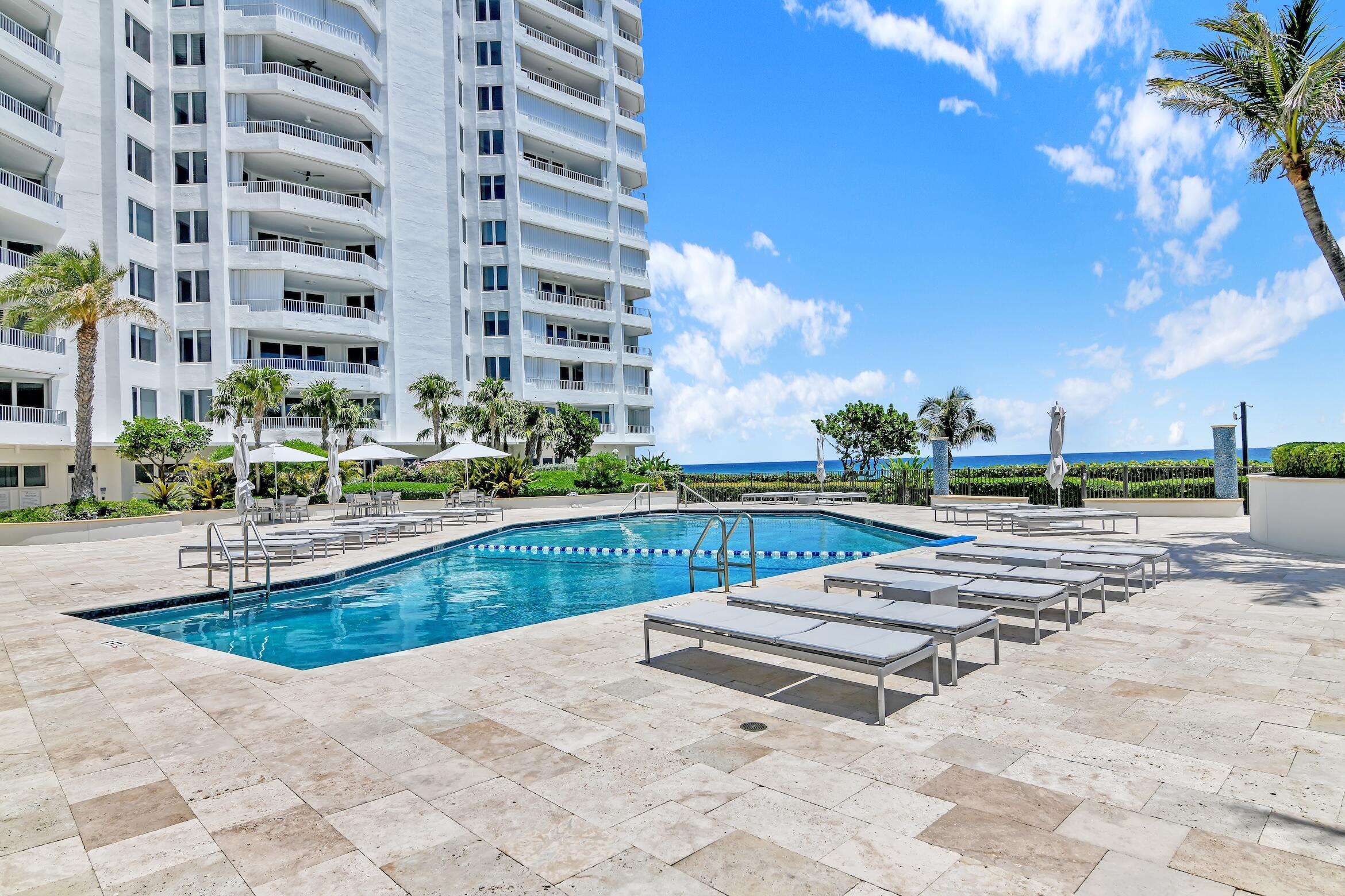 500 South Ocean Boulevard, Unit 1207 Boca Raton, FL 33432 - Photo 44 of 74 beach, pool, exterior South 7