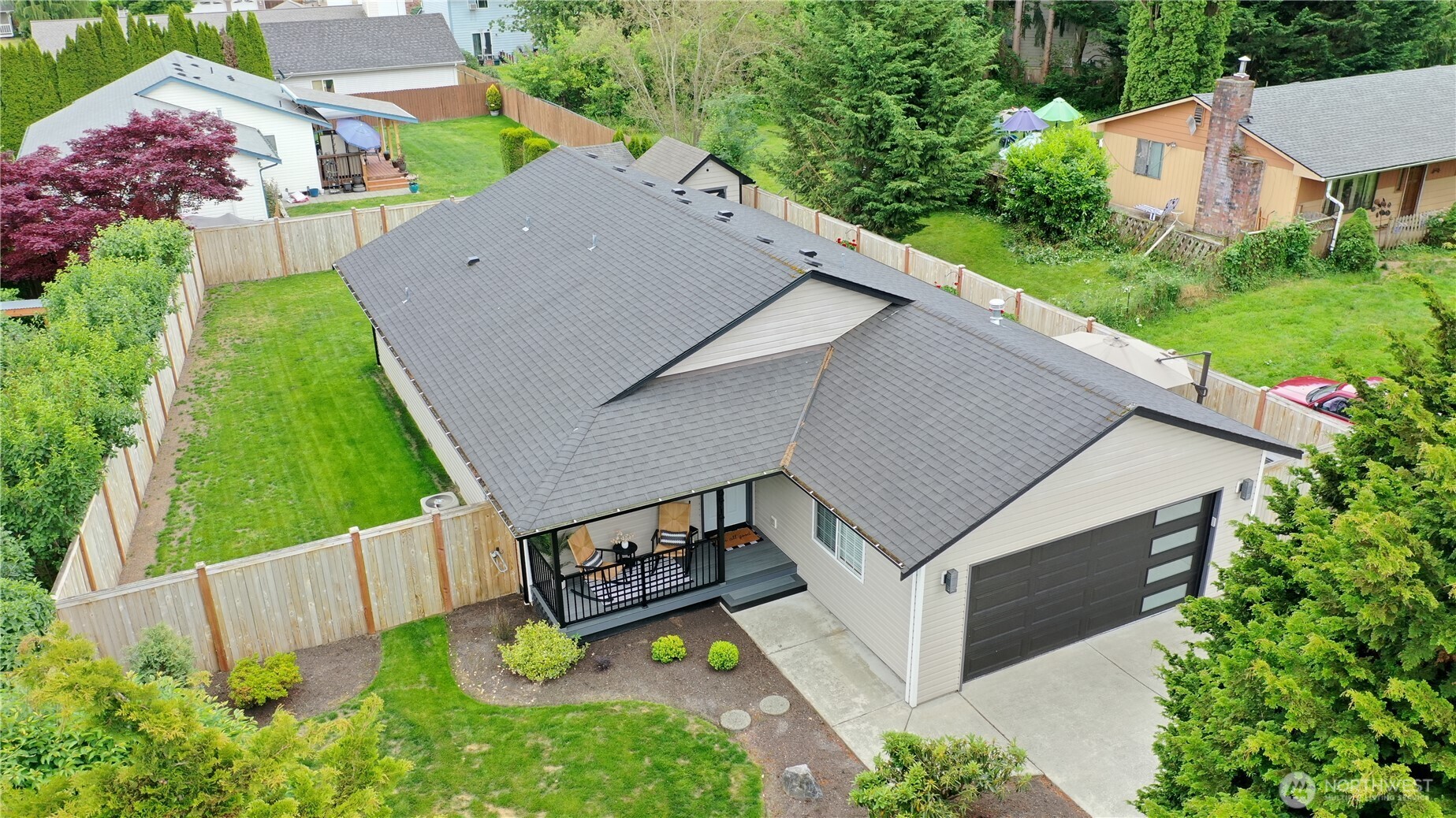 20919 Ronning Road Arlington, WA 98223 - Photo 27 of 28 an aerial view of a house with porch