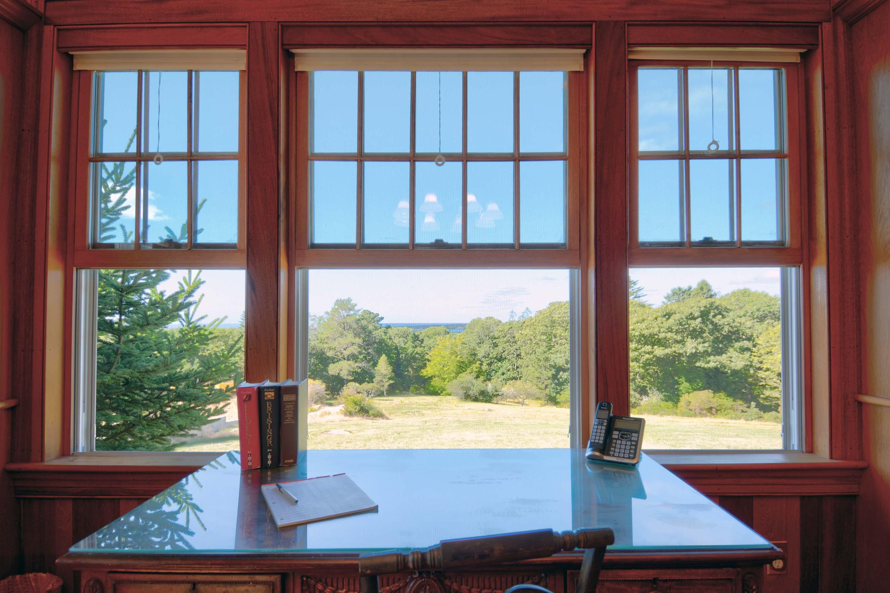 17 High Mark Road Chilmark, MA 02535 - Photo 13 of 52 a view of a city from a room