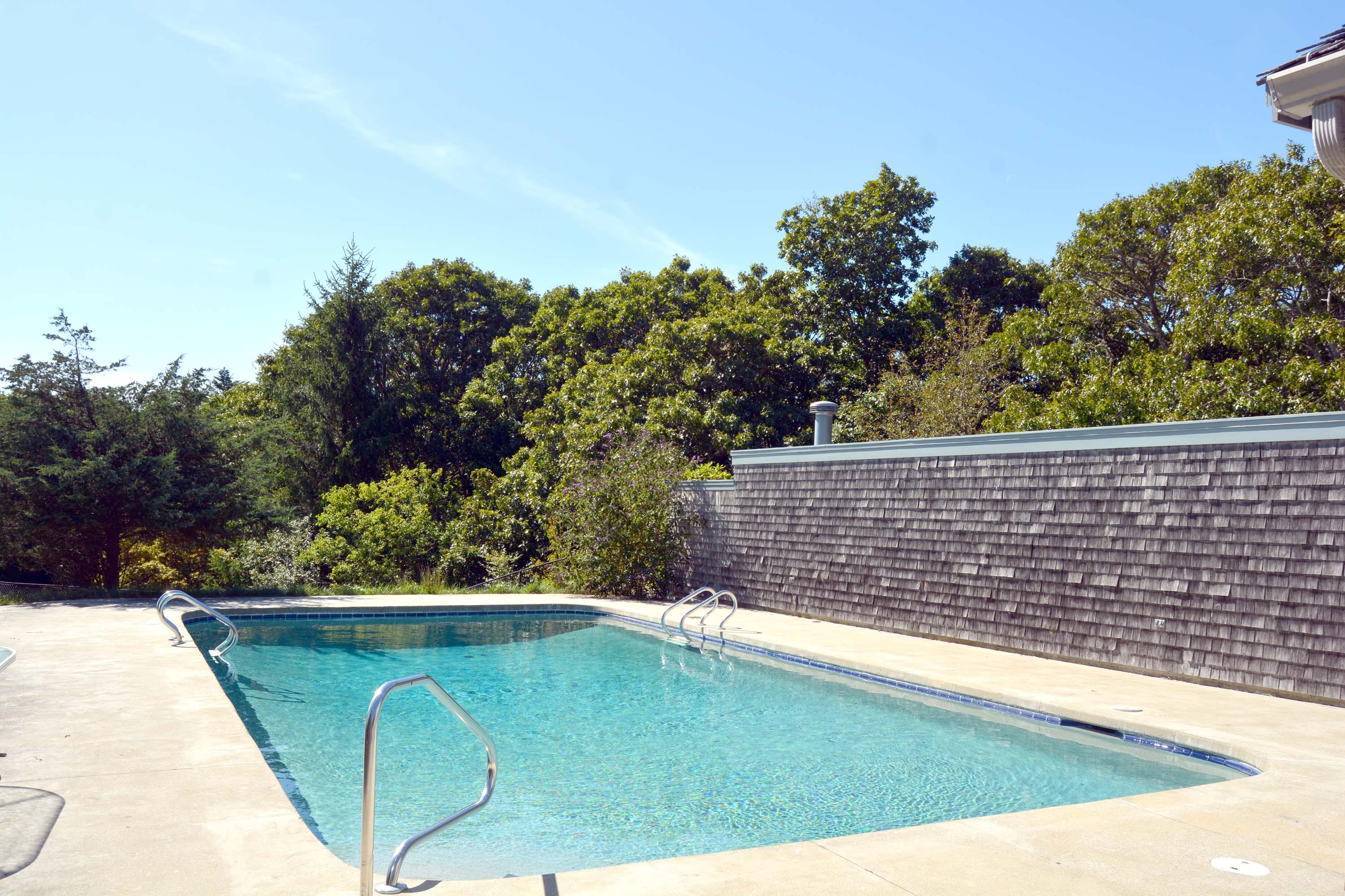 17 High Mark Road Chilmark, MA 02535 - Photo 31 of 52 a view of a swimming pool with an outdoor space