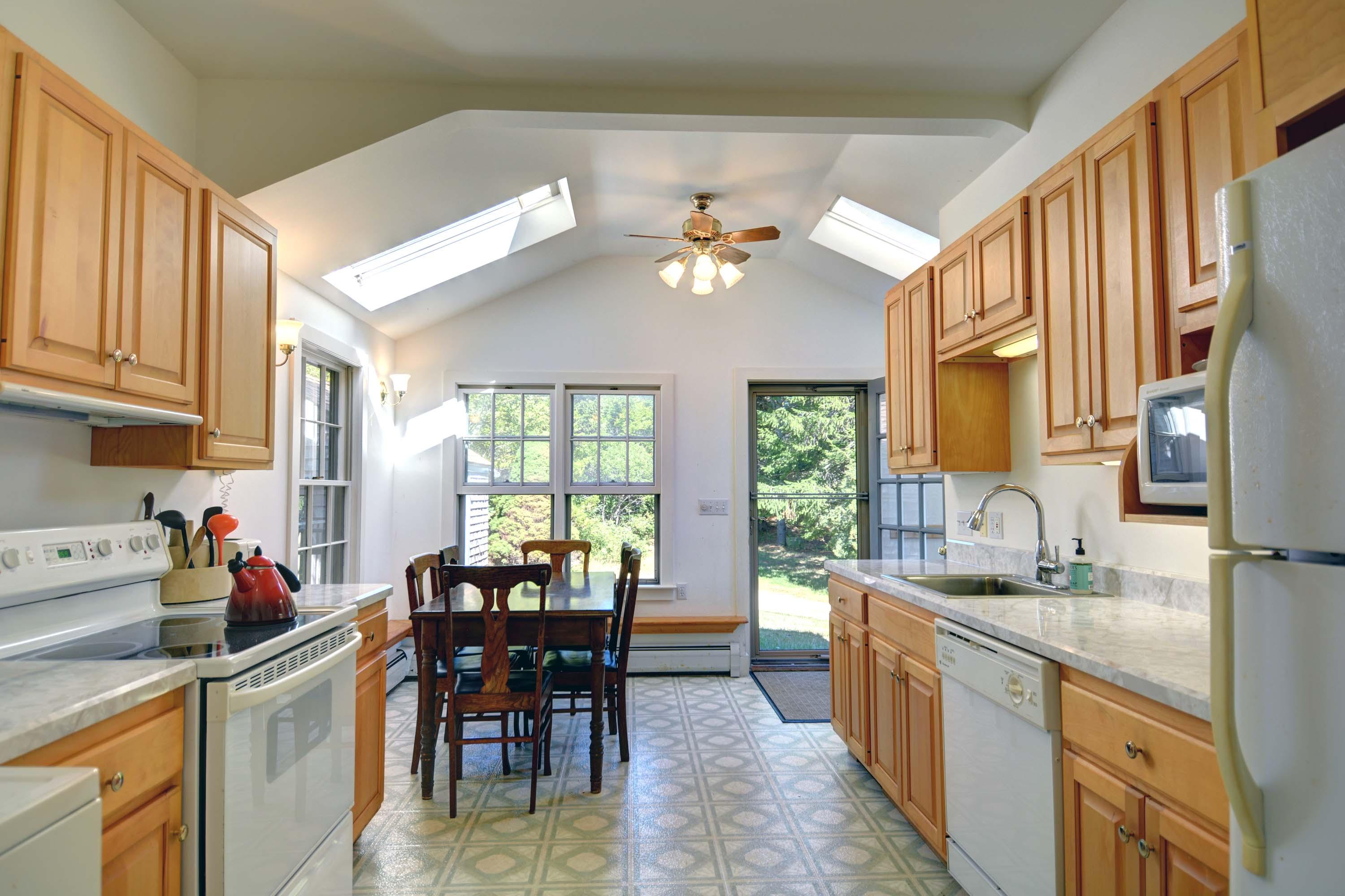 17 High Mark Road Chilmark, MA 02535 - Photo 41 of 52 a view of a dining room with furniture window and outside view