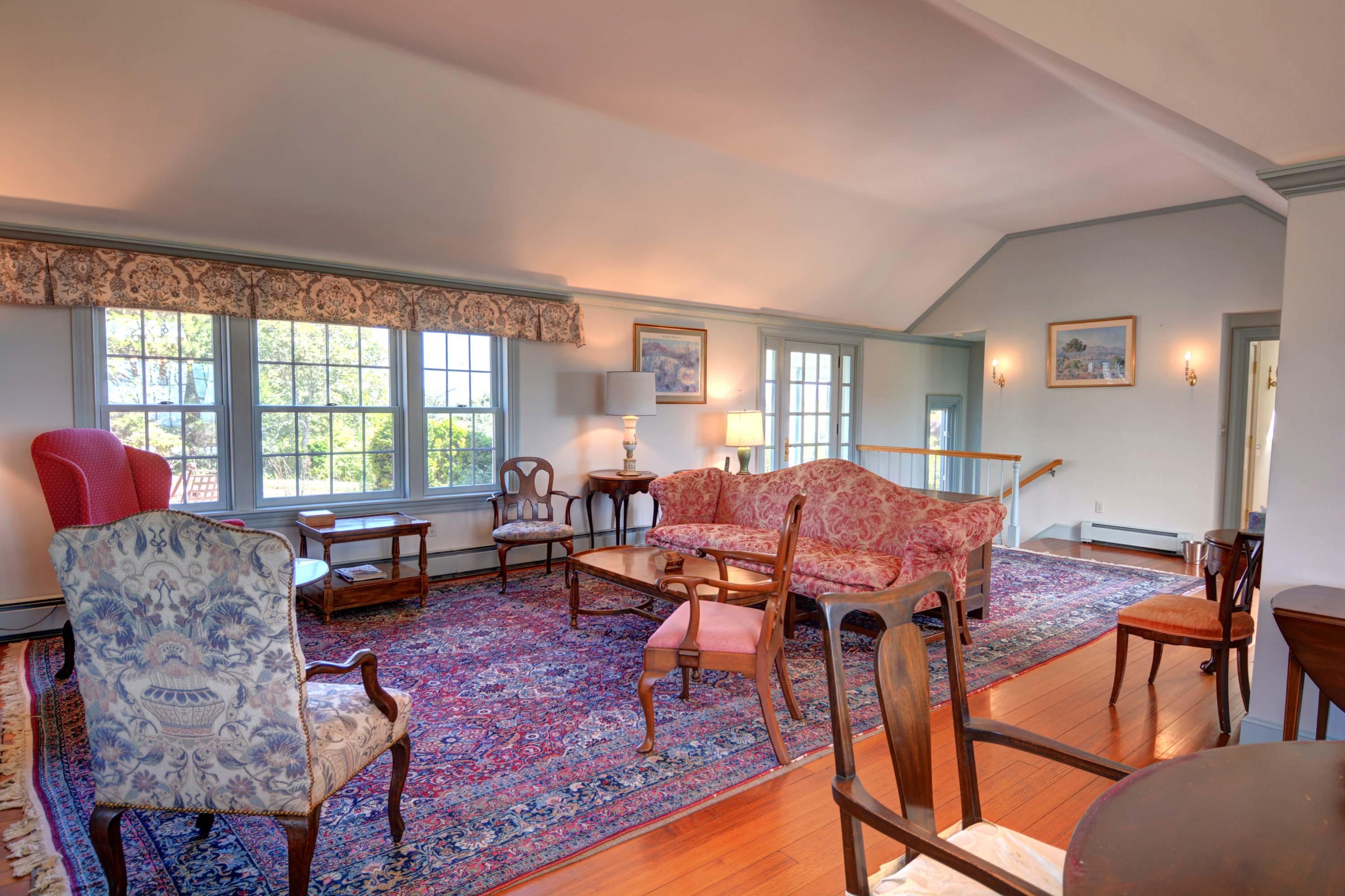 17 High Mark Road Chilmark, MA 02535 - Photo 5 of 52 a living room with furniture and a window