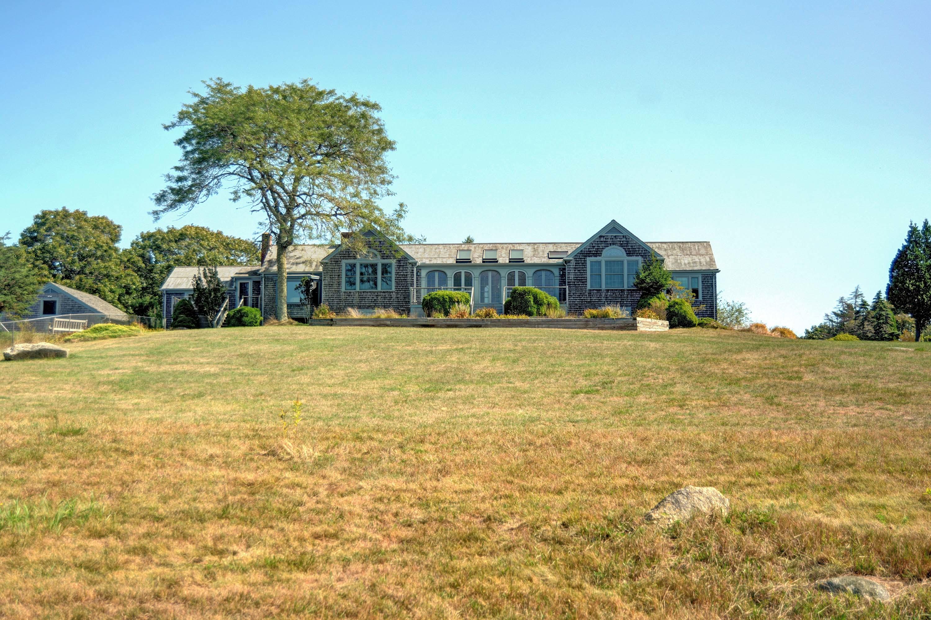 17 High Mark Road Chilmark, MA 02535 - Photo 51 of 52 a house view with swimming pool in front of it