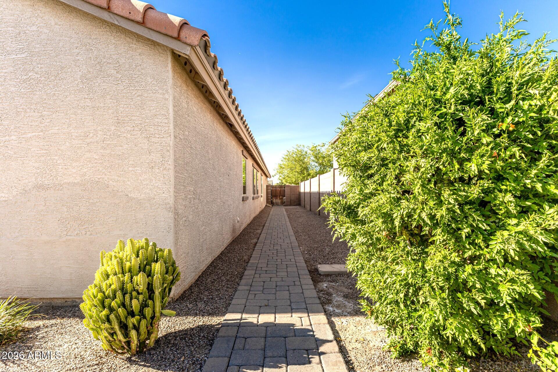 2177 East Gillcrest Road Gilbert, AZ 85298 - Photo 26 of 41 paver walkway