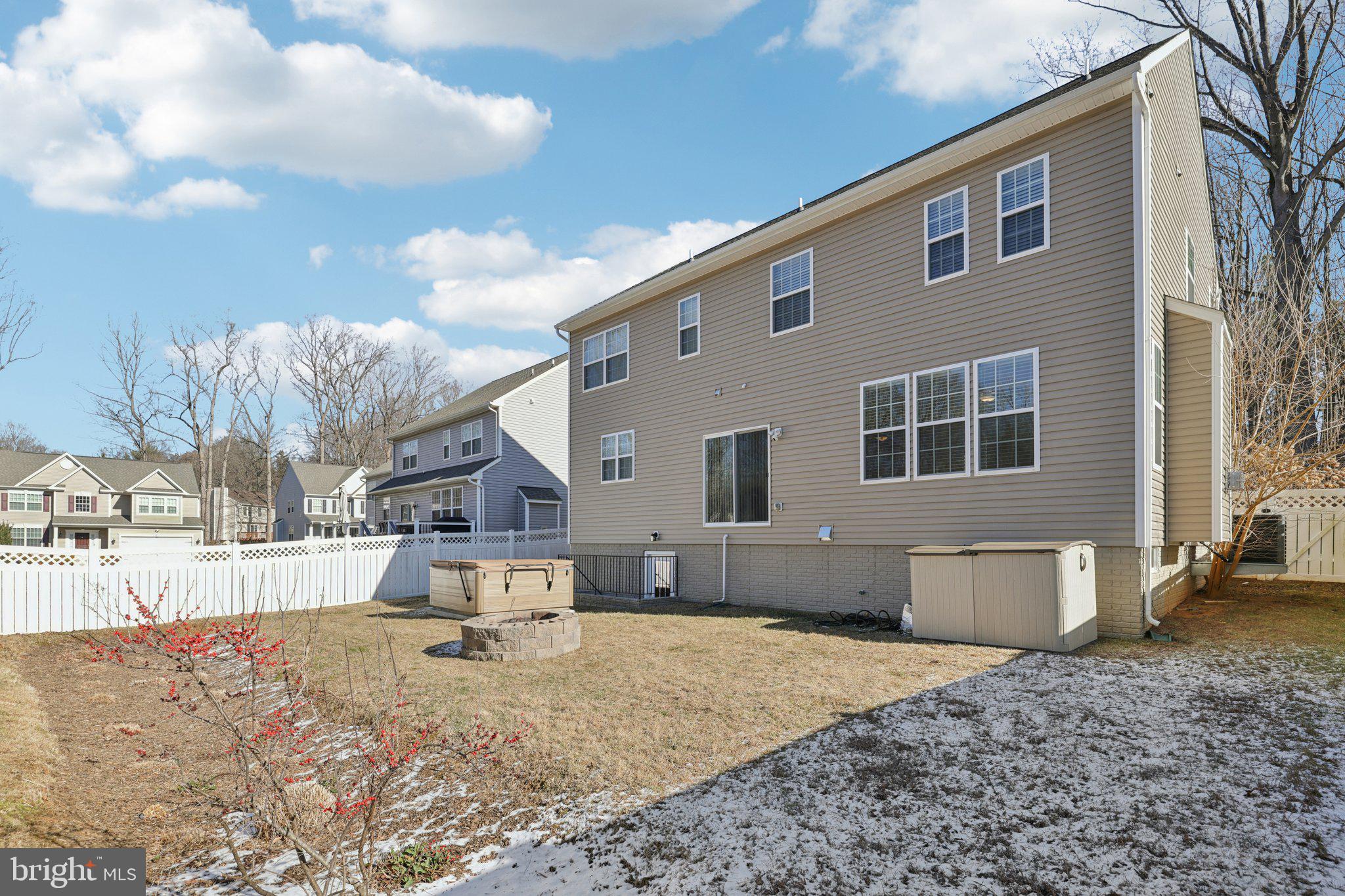 10807 Timber View Way Columbia, MD 21044 - Photo 65 of 72 Fenced in Yard with Hot Tub & Fire pit