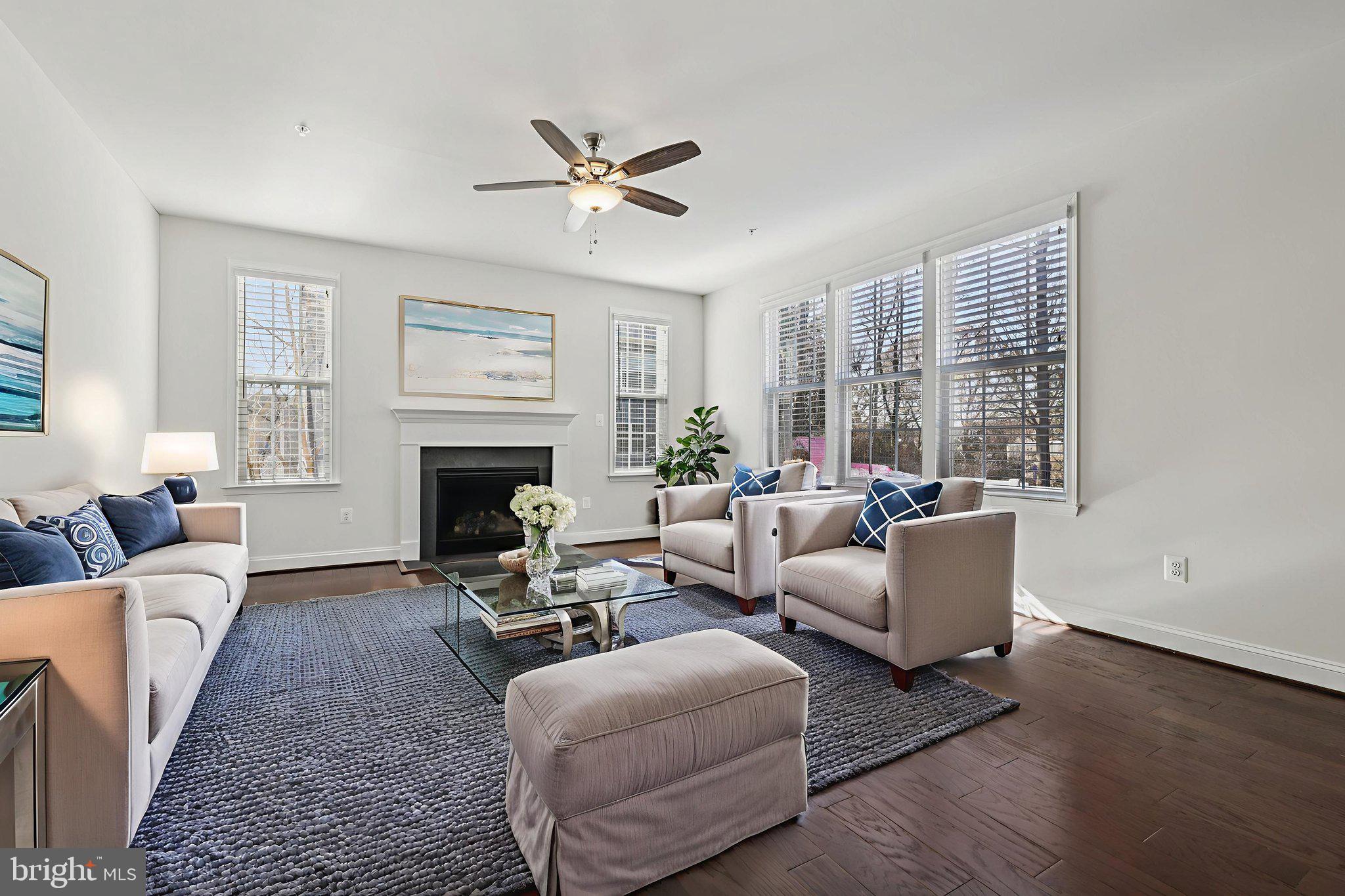10807 Timber View Way Columbia, MD 21044 - Photo 10 of 72 Living Room with Gas Fireplace