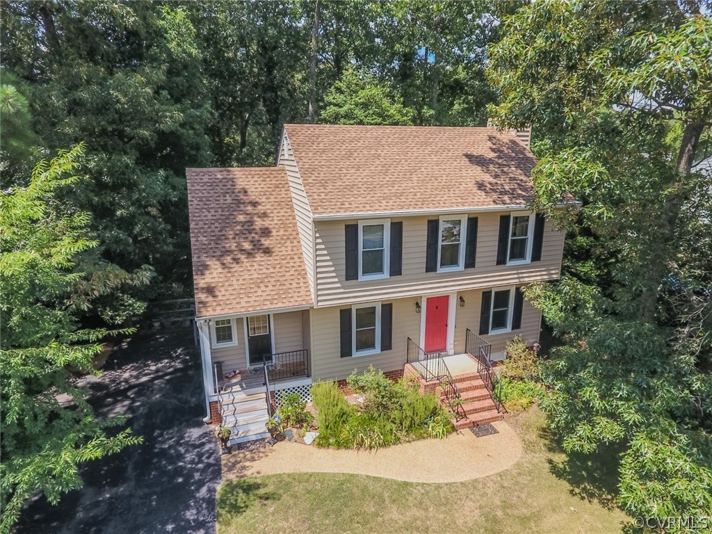 6202 Husting Road Chesterfield, VA 23832 - Photo 46 of 50 front view of a house with a yard