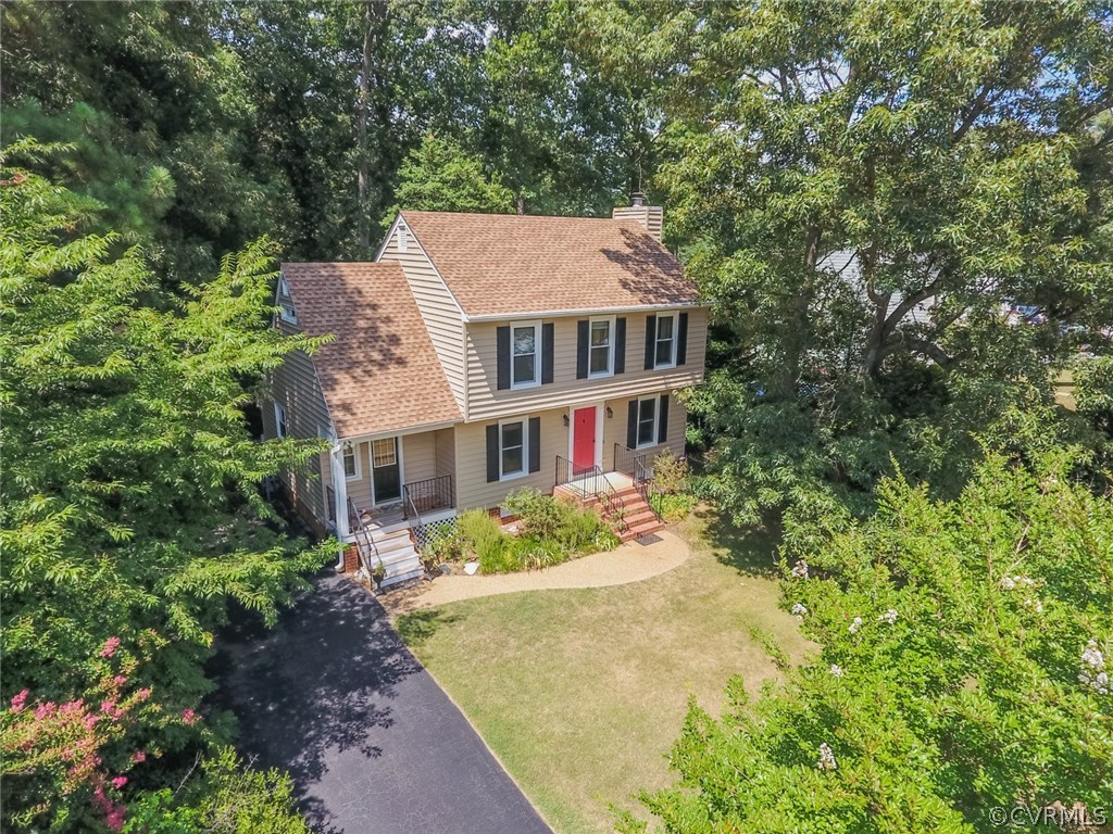 6202 Husting Road Chesterfield, VA 23832 - Photo 47 of 50 front view of a house with a yard