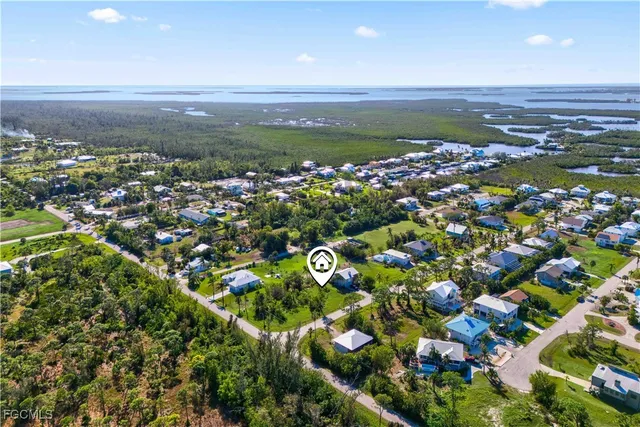 a view of city and mountain