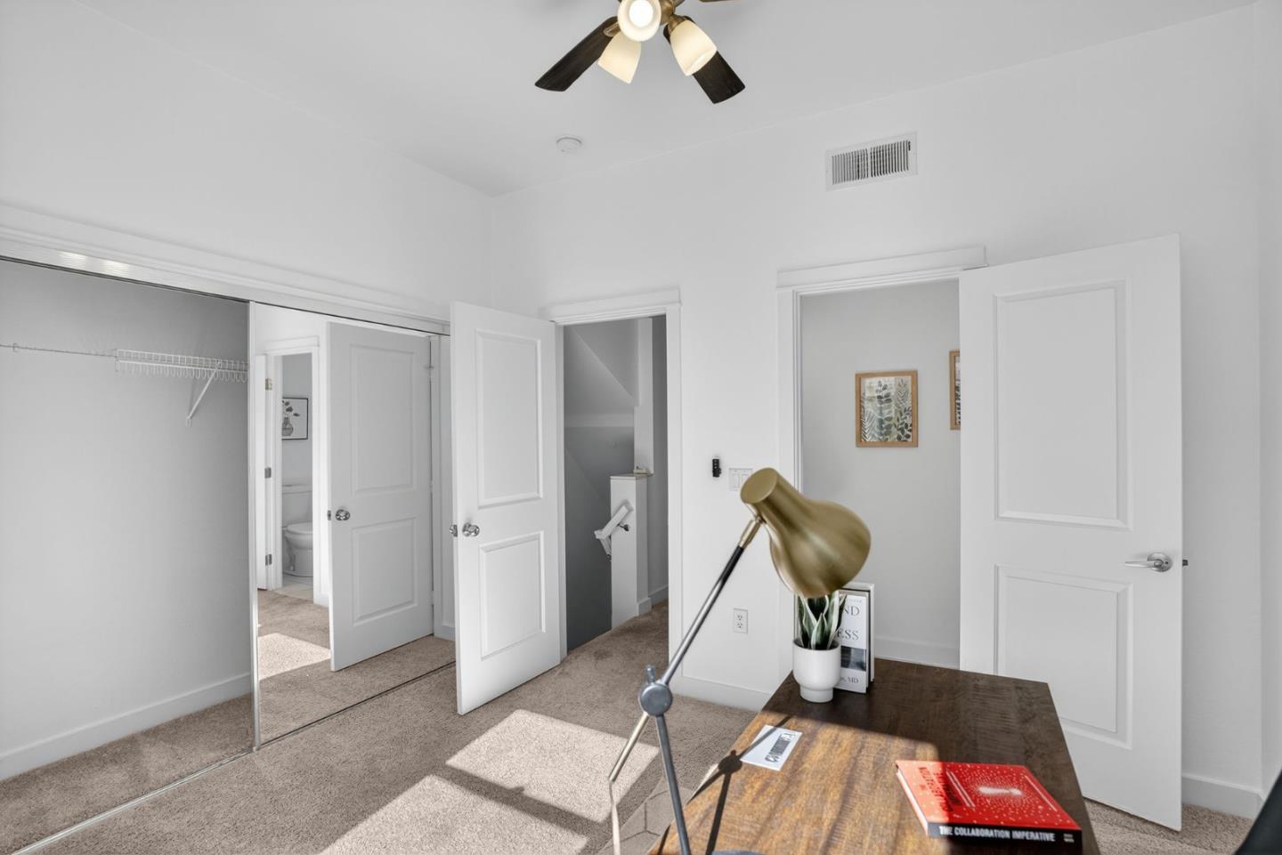 236 Grayson Terrace San Jose, CA 95126 - Photo 21 of 40 a view of a workspace with furniture and gym equipment