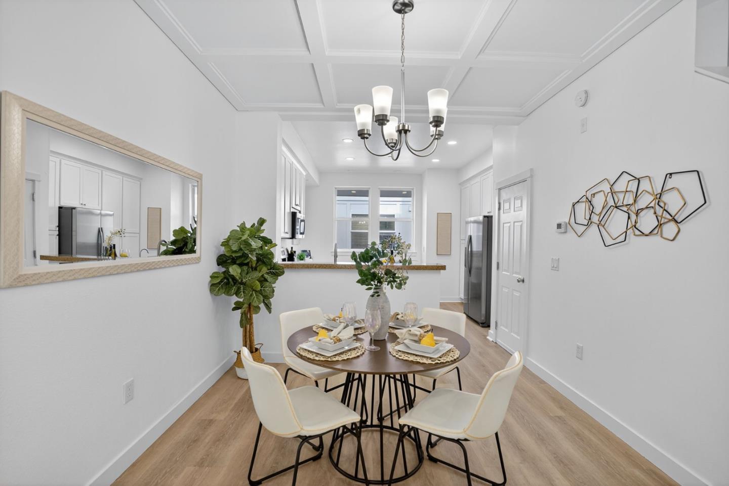 236 Grayson Terrace San Jose, CA 95126 - Photo 5 of 40 a view of a dining room with furniture window and wooden floor