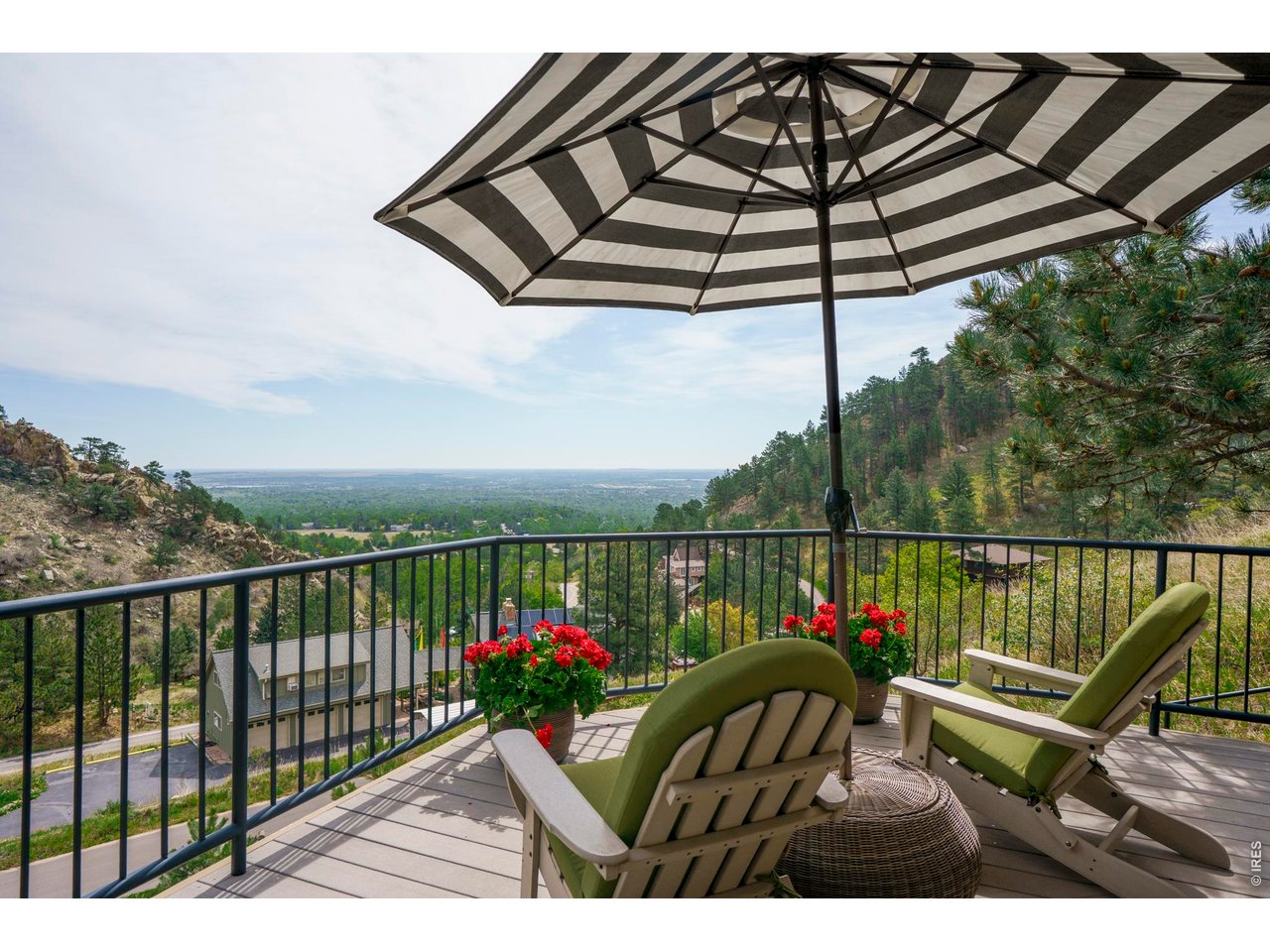 86 South Cedar Brook Road Boulder, CO 80304 - Photo 14 of 40 a view of a balcony with furniture