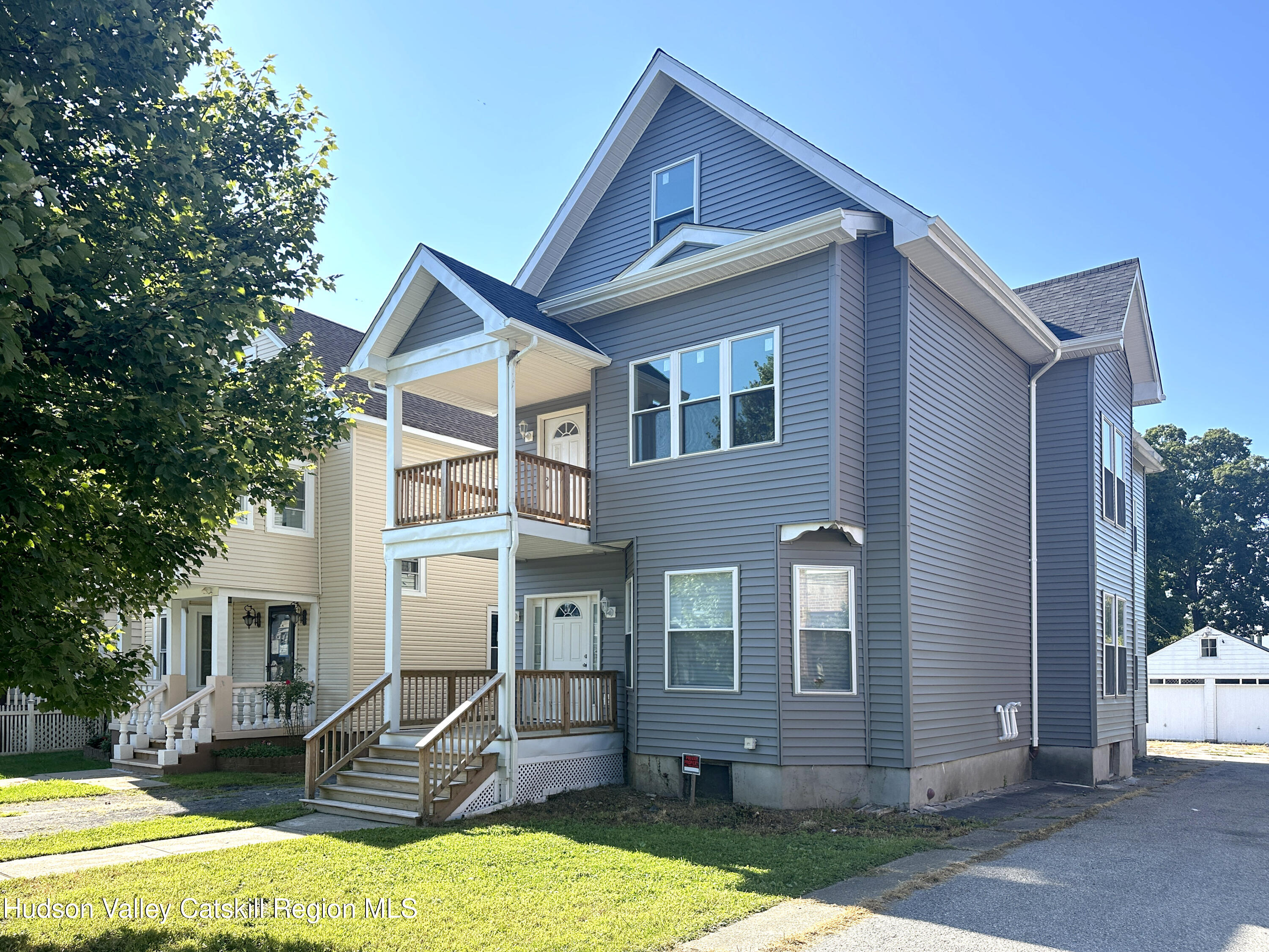front view of house with a yard