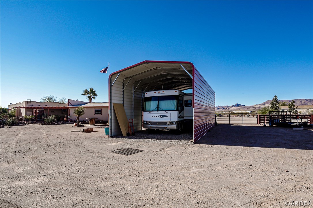 4150 Dragoon Road Golden Valley, AZ 86413 - Photo 42 of 49 a view of a car park in front of house
