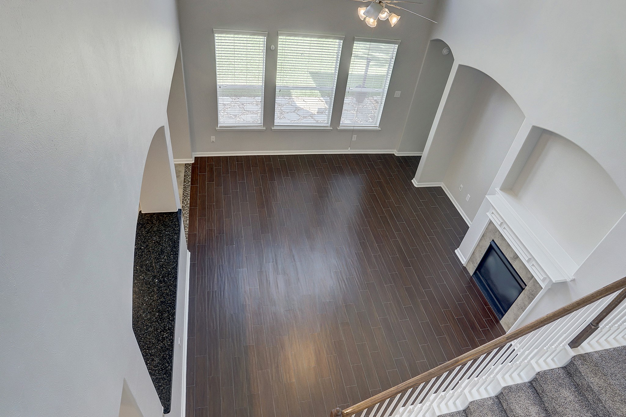 12331 Crescent Mountain Lane Humble, TX 77346 - Photo 24 of 34 a view of an entryway with wooden floor