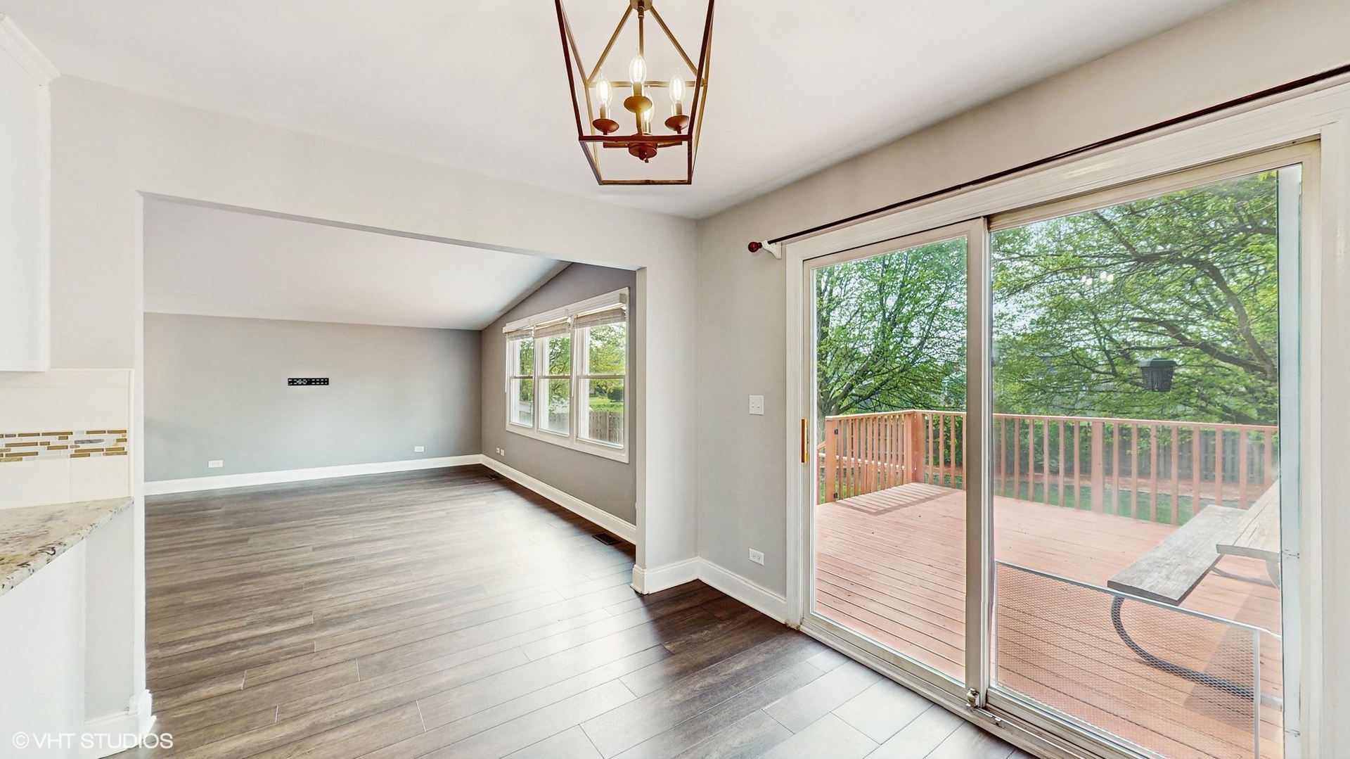 2525 Ridge Road Aurora, IL 60504 - Photo 6 of 36 an empty room with wooden floor and windows