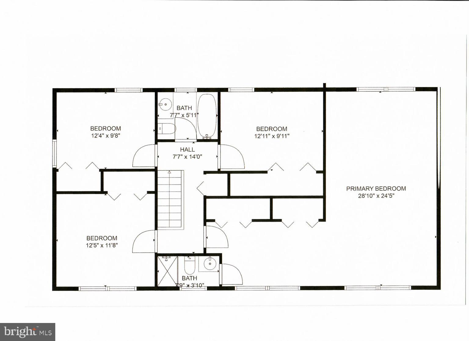 1302 Eagle Road West Chester, PA 19382 - Photo 56 of 57 Upstairs Floor Plan