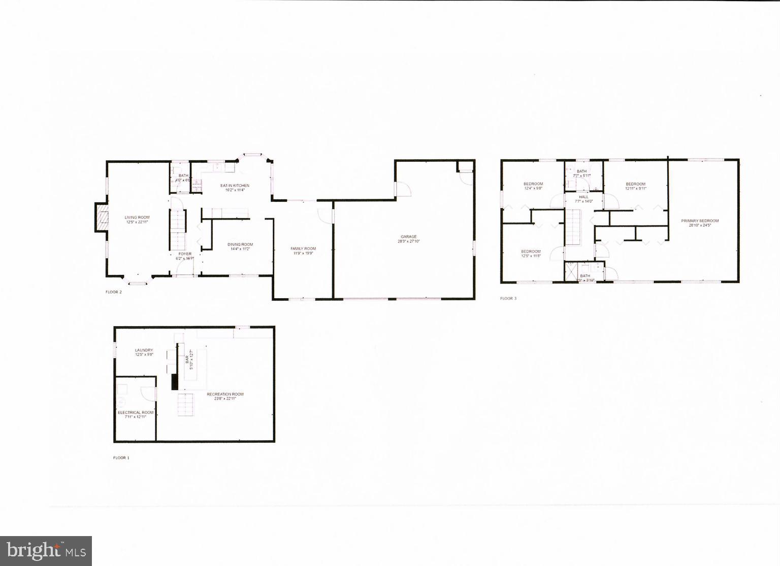 1302 Eagle Road West Chester, PA 19382 - Photo 57 of 57 Whole Home Floor Plan