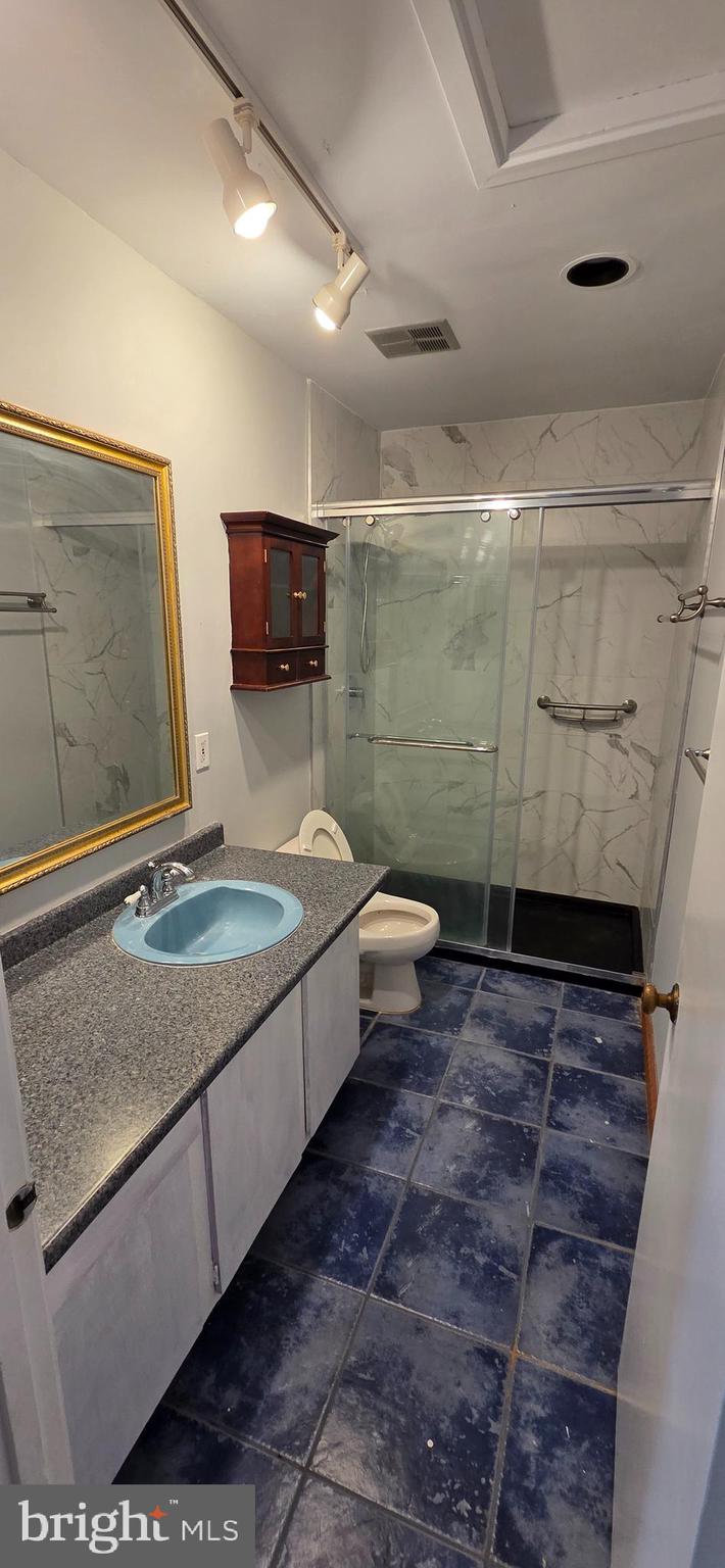 11764 Indian Ridge Road Reston, VA 20191 - Photo 19 of 31 a bathroom with a sink a toilet and a shower