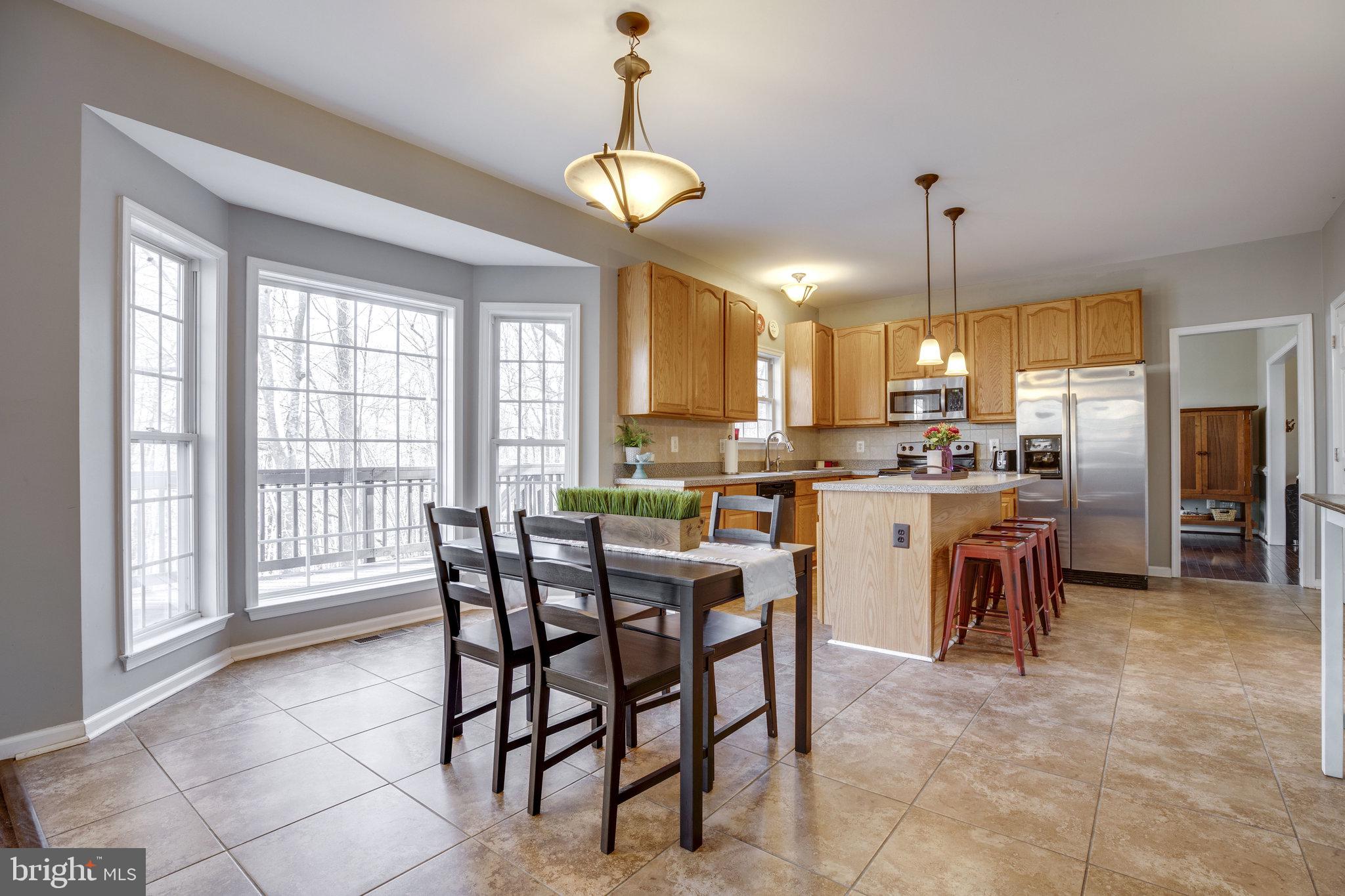 6363 Yates Ford Road Manassas, VA 20111 - Photo 15 of 53 Breakfast Area with Bay Window and Lovely Views!