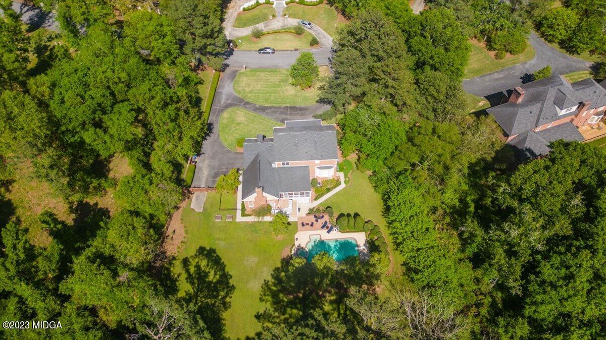1158 St Andrews Drive Macon, GA 31210 - Photo 65 of 79 an aerial view of a house with a yard