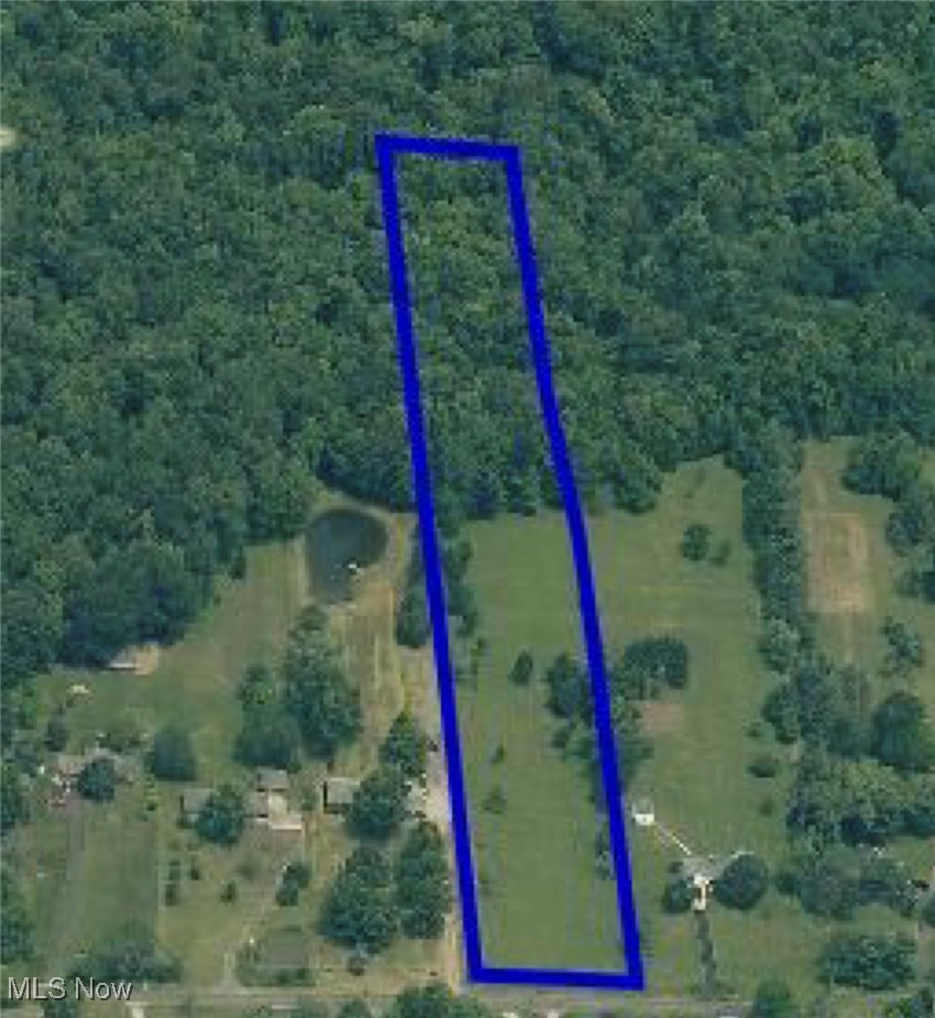 East Law Road Valley City, OH 44280 - Photo 2 of 2 Aerial overview of property's location with property parcel outlined