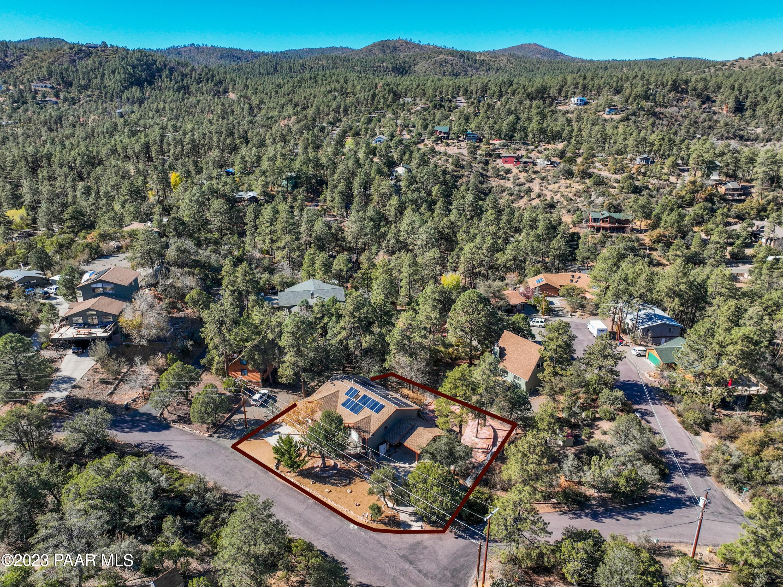 2064 View Point Road Prescott, AZ 86303 - Photo 47 of 51 Aerial Overview
