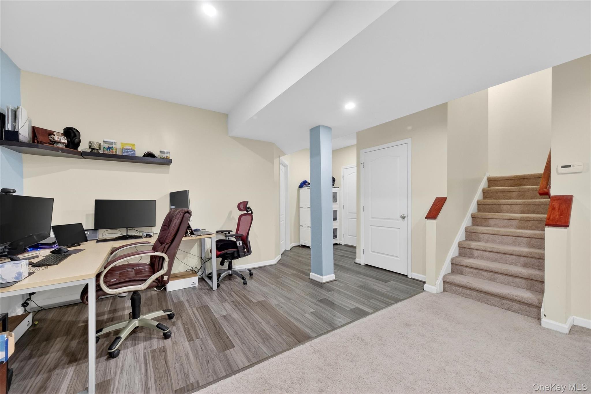 1123 Cold Spring Road Fishkill, NY 12524 - Photo 20 of 44 a view of a workspace with wooden floor and white walls