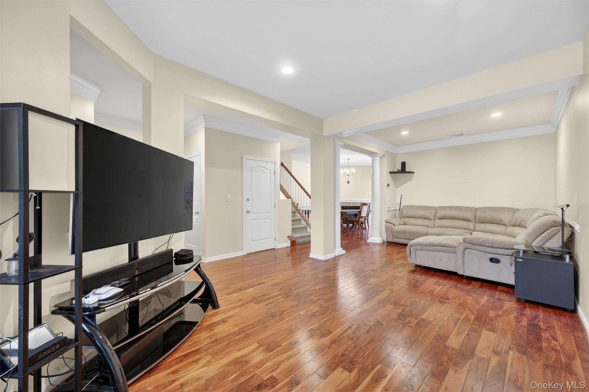 1123 Cold Spring Road Fishkill, NY 12524 - Photo 6 of 44 a living room with furniture and a flat screen tv