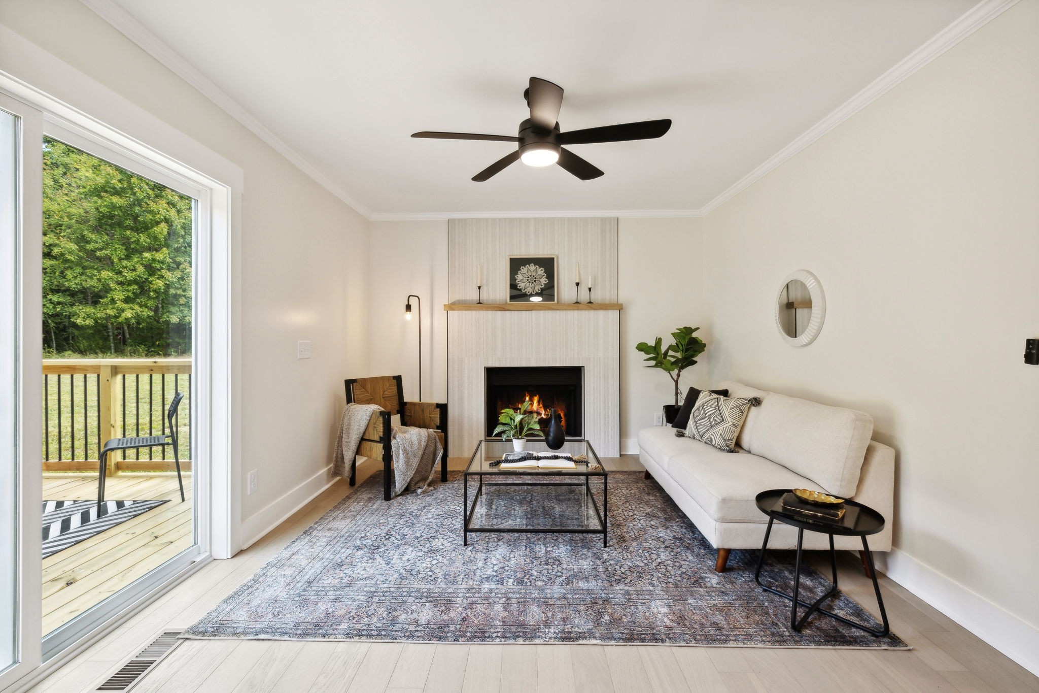 4739 Beech Log Road Lebanon, TN 37090 - Photo 12 of 33 a living room with furniture and a fireplace