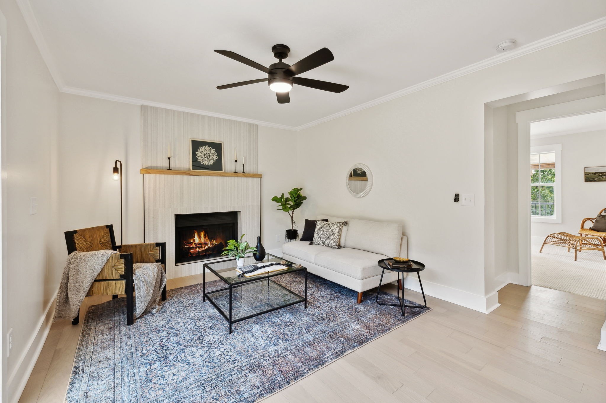 4739 Beech Log Road Lebanon, TN 37090 - Photo 13 of 33 a living room with furniture and a fireplace