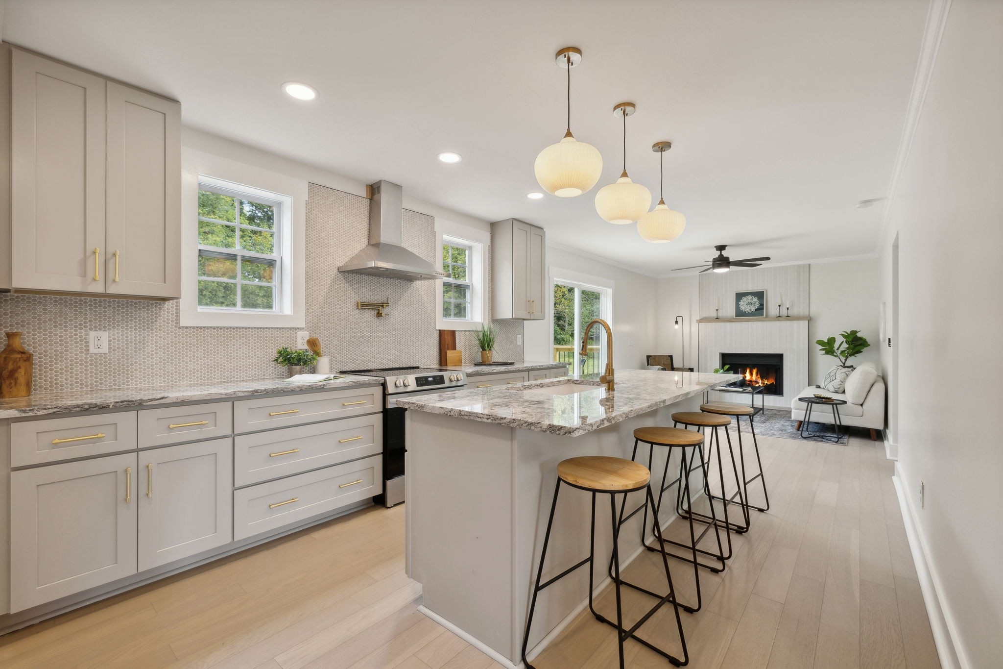 4739 Beech Log Road Lebanon, TN 37090 - Photo 2 of 33 a kitchen with cabinets a sink and appliances in it
