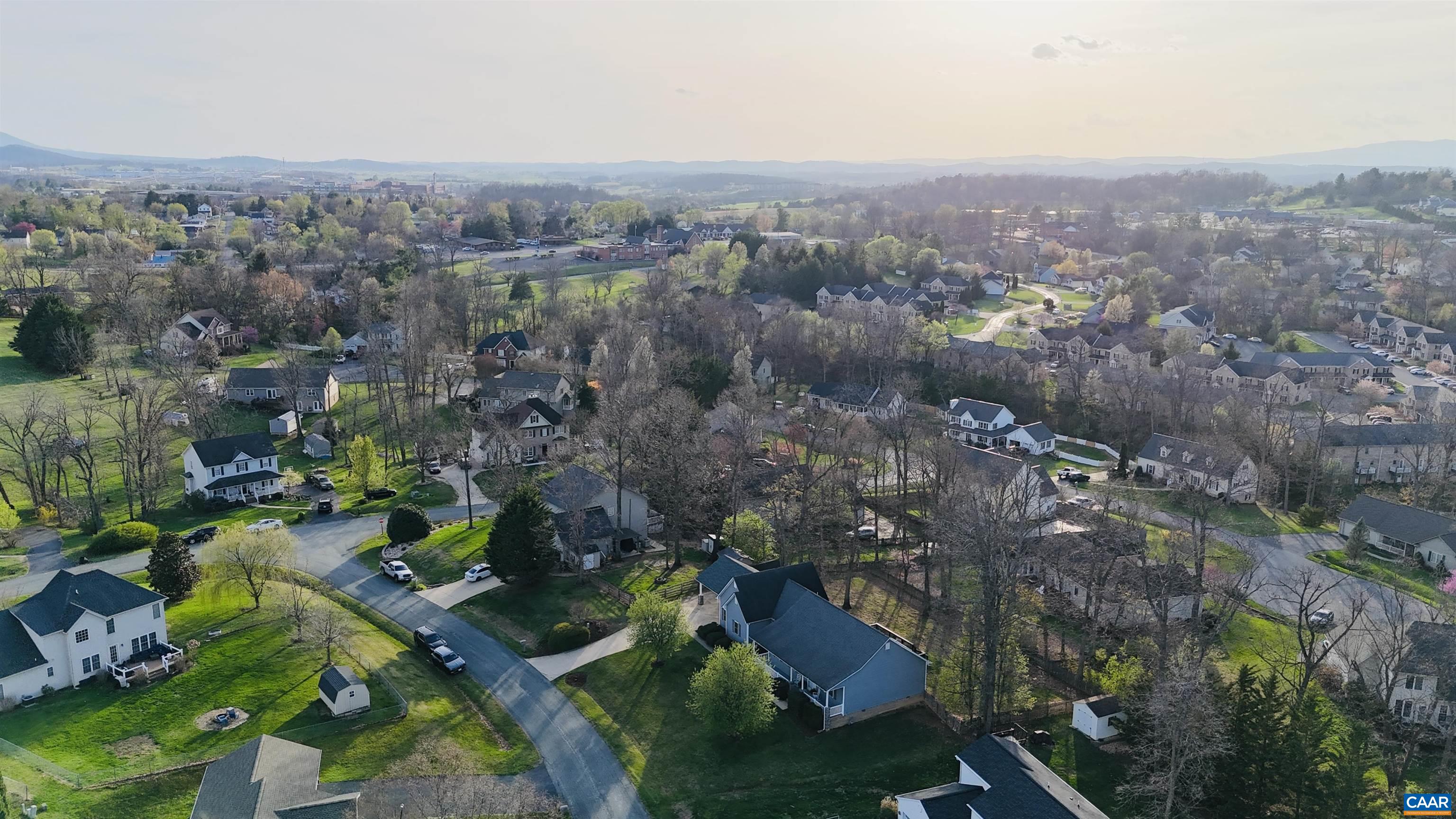 18 Forest View Lane Fishersville, VA 22939 - Photo 56 of 66 an aerial view of house with yard and mountain view in back