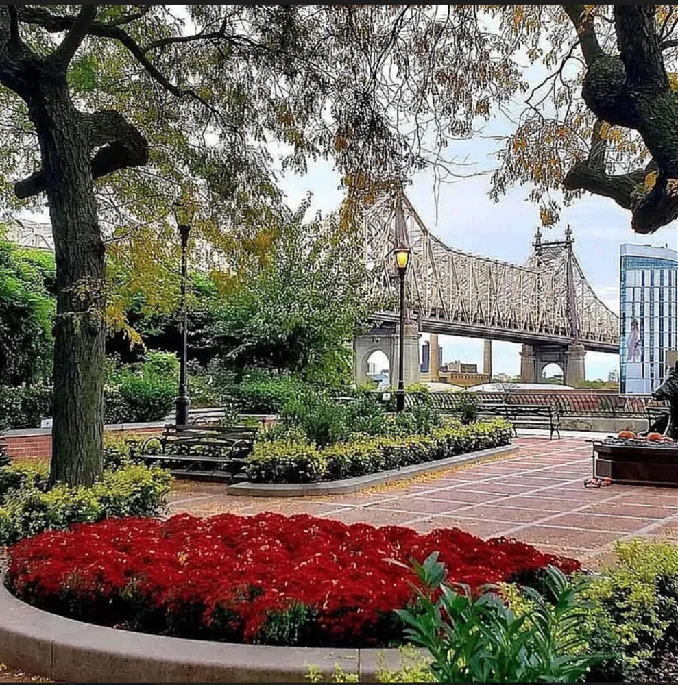 45 Sutton Place South, Unit 14F Manhattan, NY 10022 - Photo 13 of 20 a view of a garden