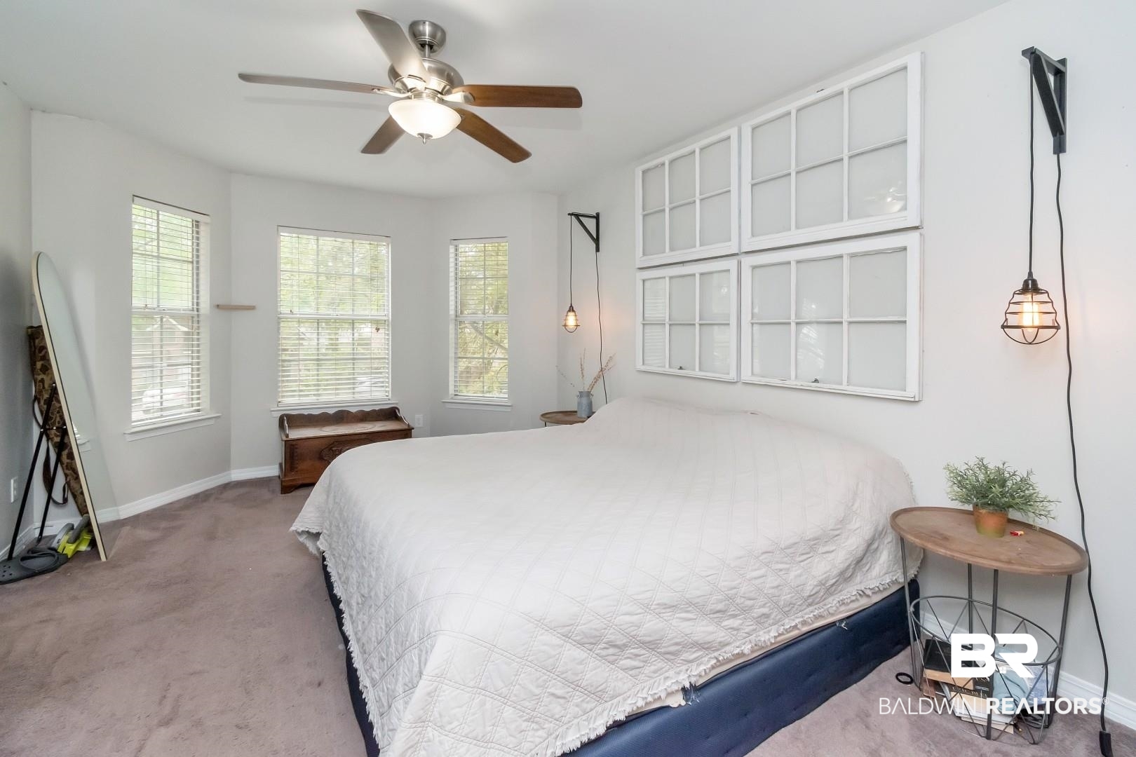 1065 Linlen Avenue Mobile, AL 36609 - Photo 14 of 31 Carpeted bedroom with baseboards and a ceiling fan
