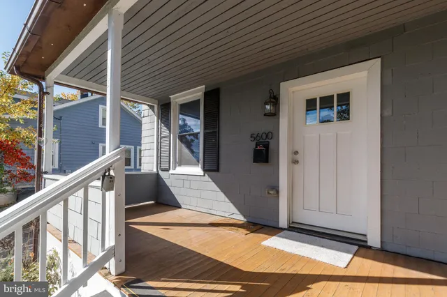 a view of balcony and deck