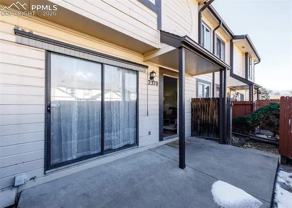 a view of a house with a staircase