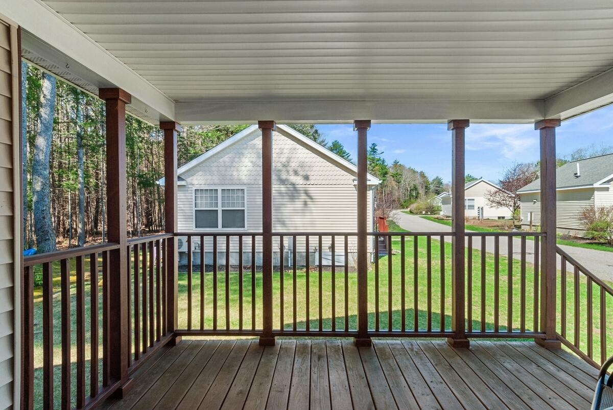 412 Post Road, Unit 196 Wells, ME 04090 - Photo 3 of 16 Covered Deck
