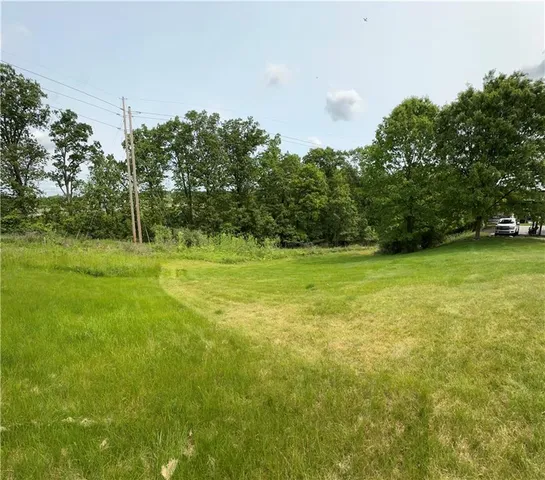 a front view of building with outdoor space