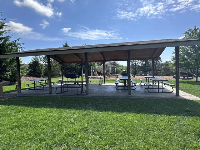 a view of an outdoor space and yard