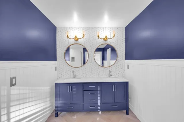 a front view of a house with swimming pool