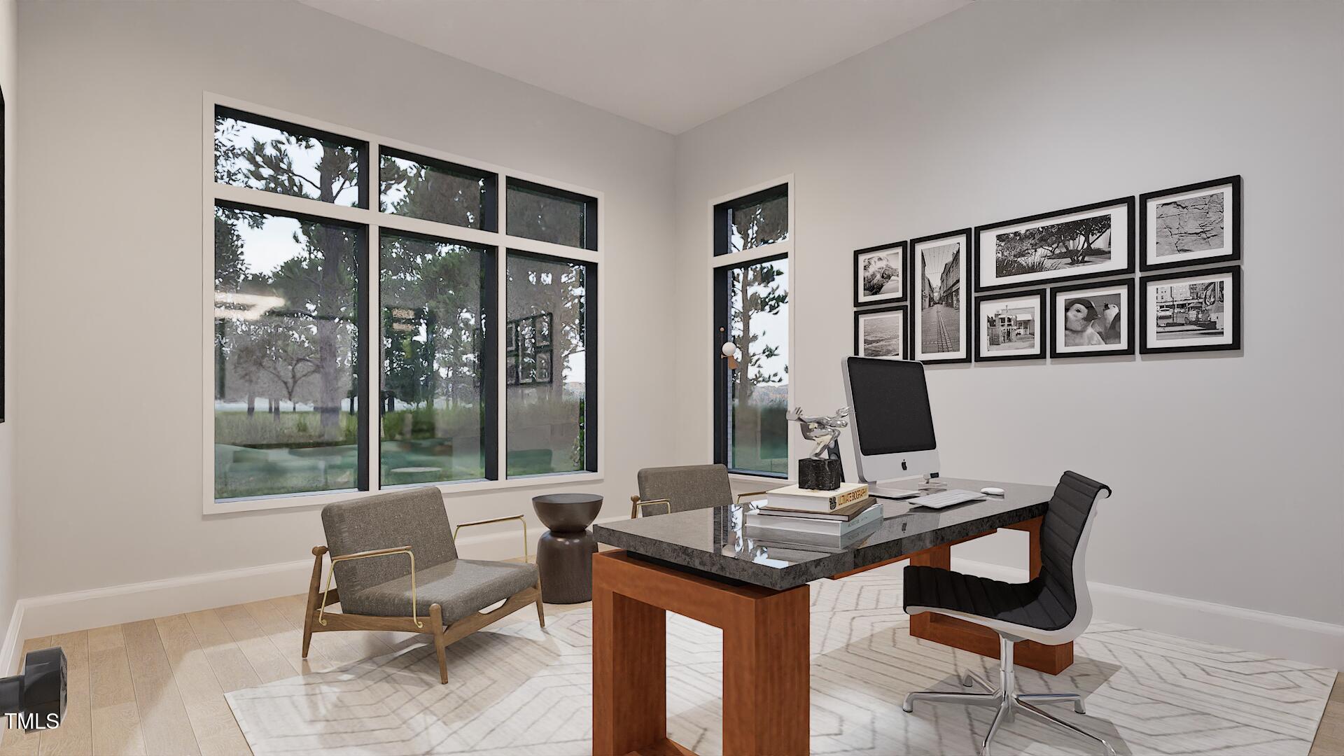 429 Shinleaf Pond Trail Raleigh, NC 27614 - Photo 17 of 31 a view of a workspace with furniture and window